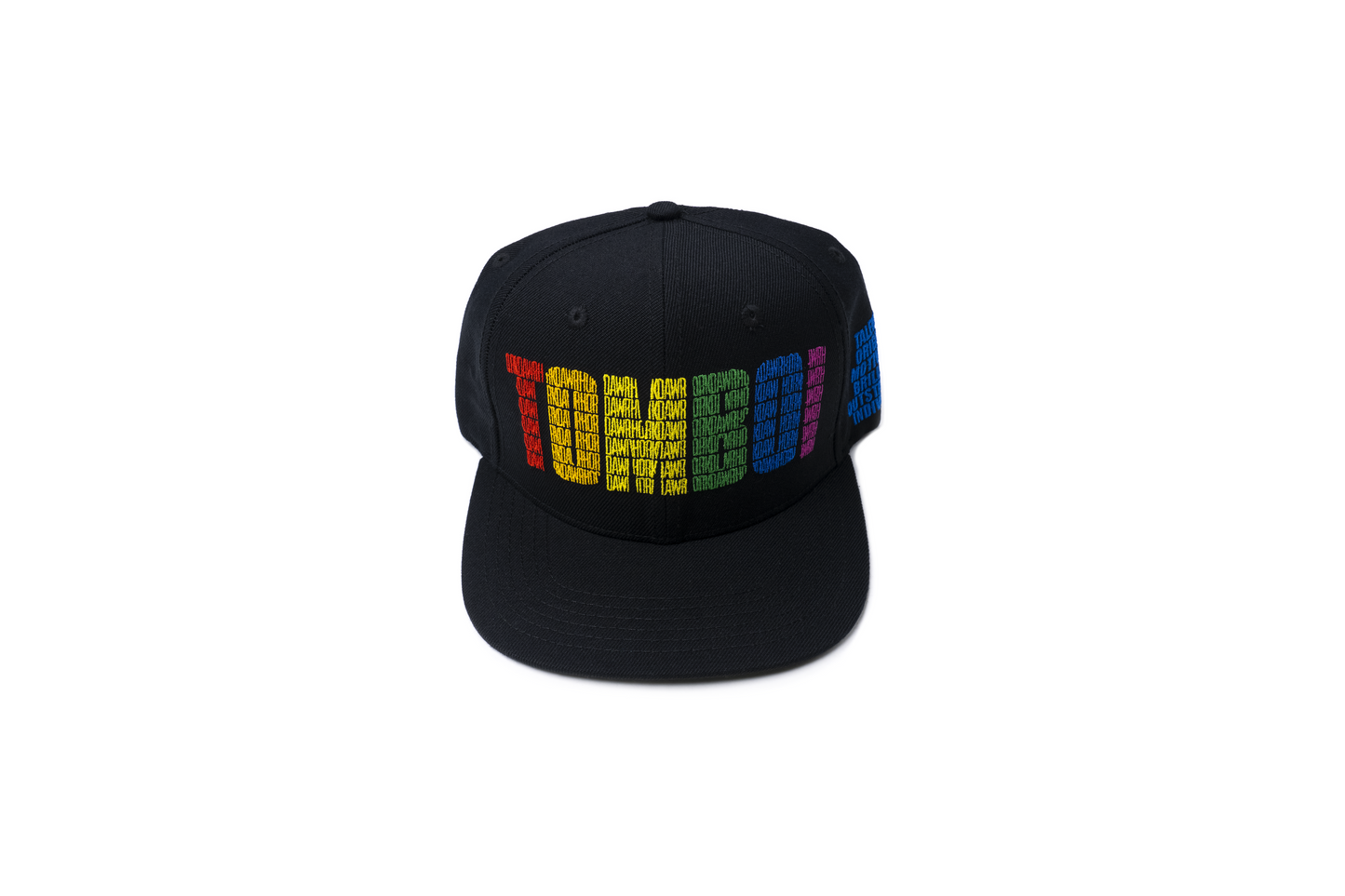 TOMBOI RAINBOW SNAPBACK HAT - Blue