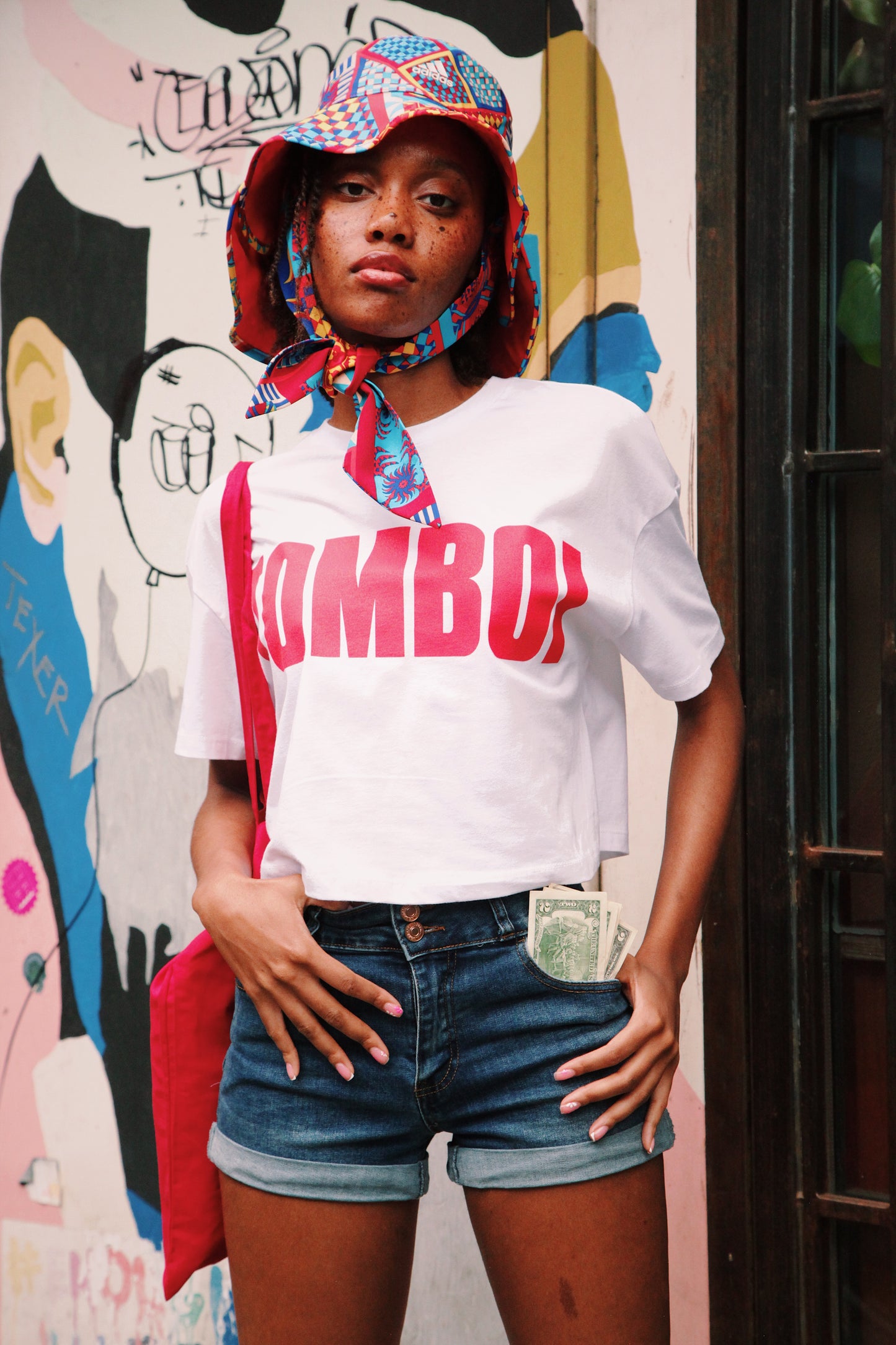 TOMBOI CROP TOP - Gray