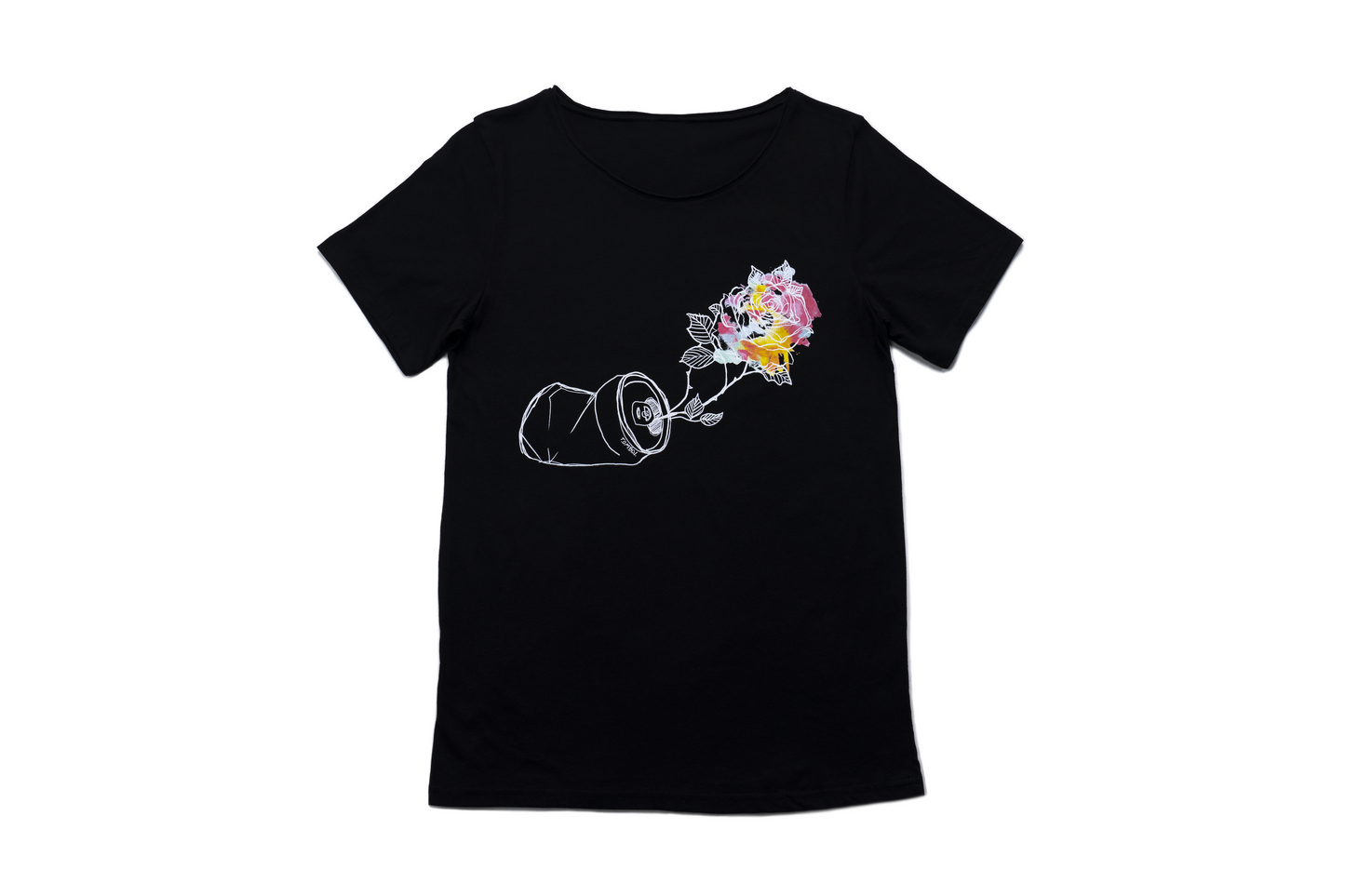 TOMBOI ROSE TEE - Black