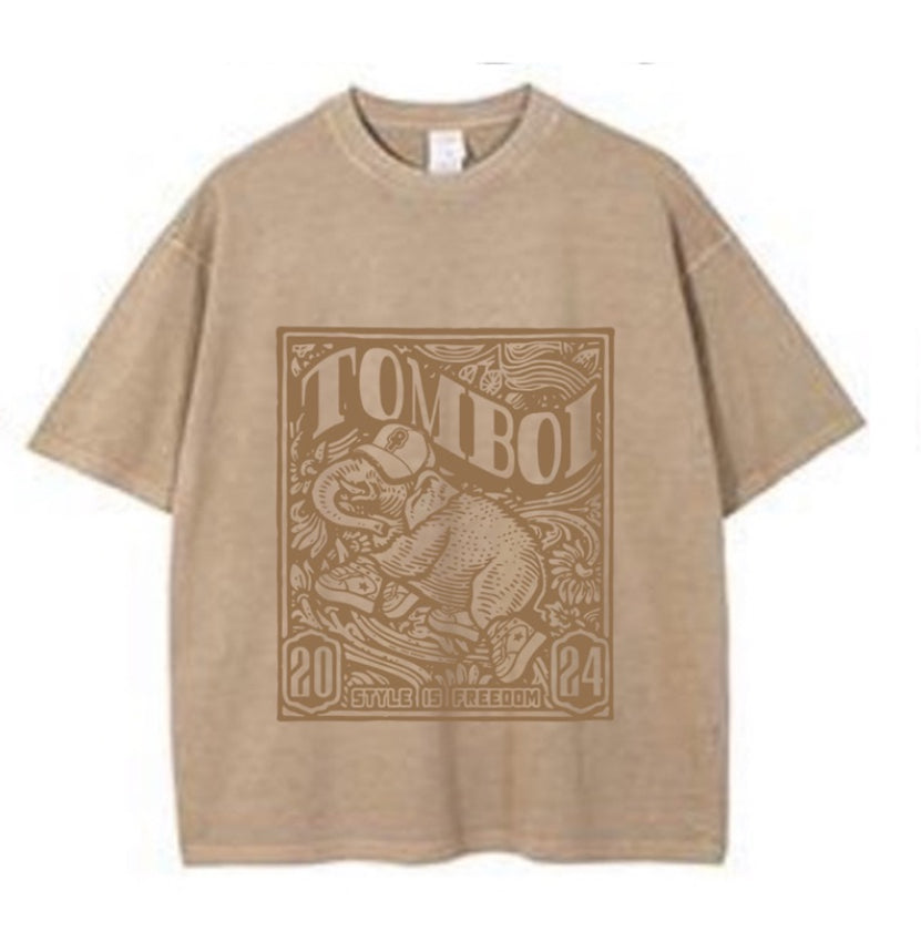 TOMBOI 24” TEE - Tan