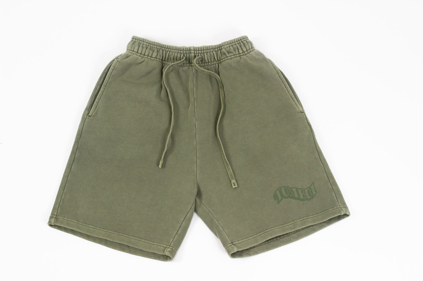 TOMBOI JOGGER SHORTS - Olive