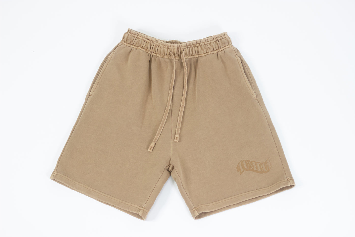TOMBOI JOGGER SHORTS - Tan