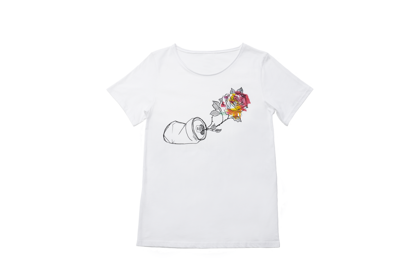 TOMBOI ROSE TEE - White
