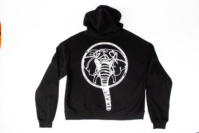 back view of the Elephant Hoodie